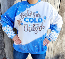 Load image into Gallery viewer, Baby its cold outside crewneck sweatshirt