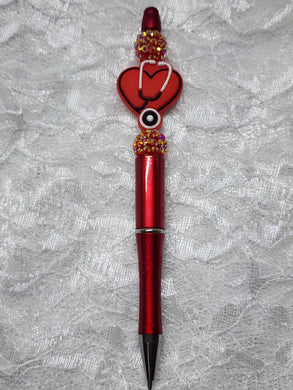 Nurse beaded pen