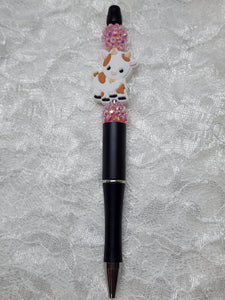 Baby goat beaded pen