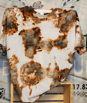 Dutch Chocolate tie dye T