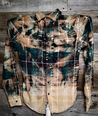 Forrest green flannel